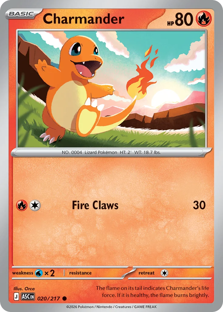 me2pt5-20 Charmander 020/217 Common