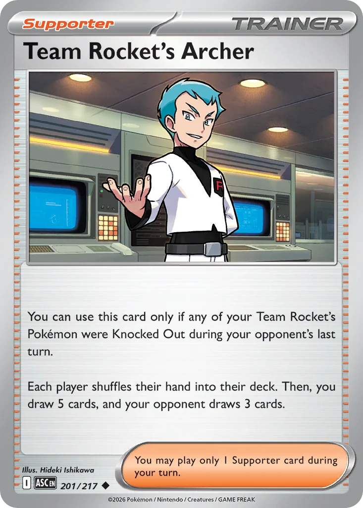 Team Rocket's Archer 201/217 Uncommon