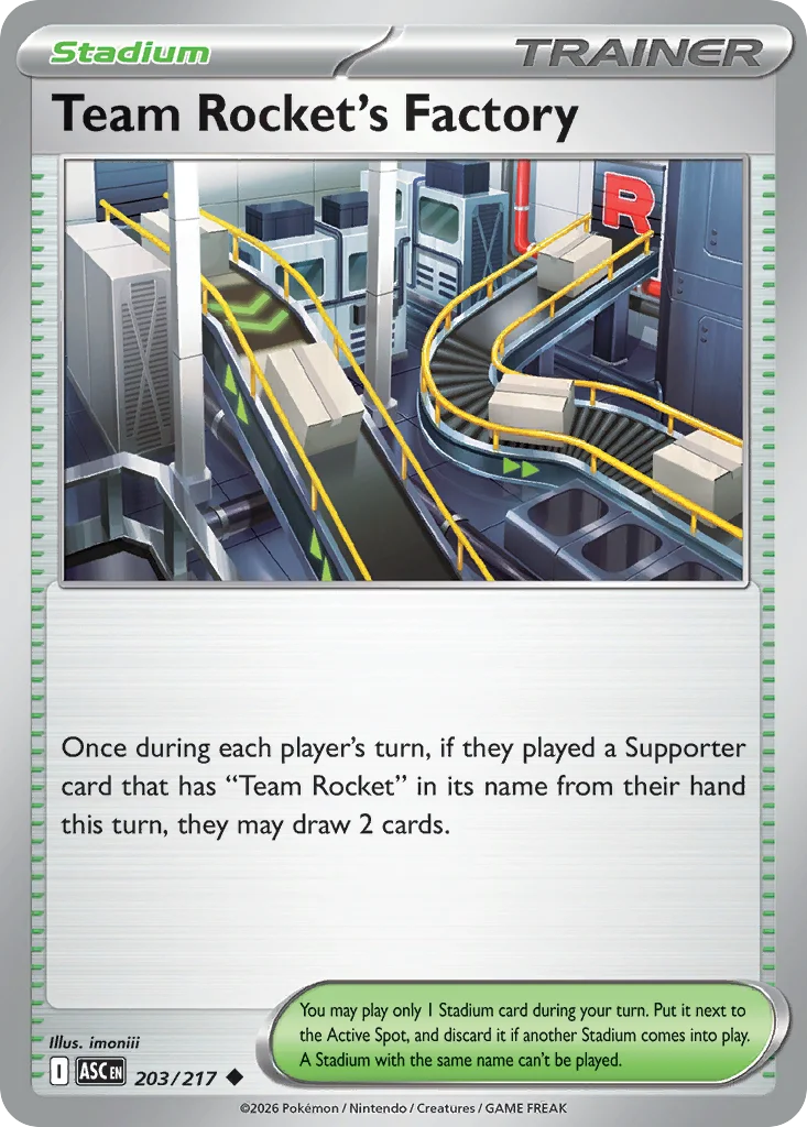 me2pt5-203 Team Rocket's Factory 203/217 Uncommon