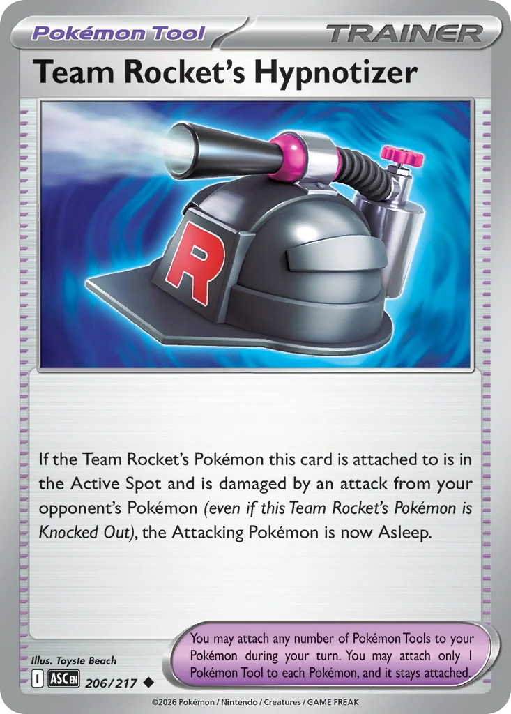 me2pt5-206 Team Rocket's Hypnotizer 206/217 Uncommon