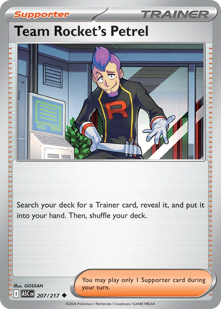 me2pt5-207 Team Rocket's Petrel 207/217 Uncommon