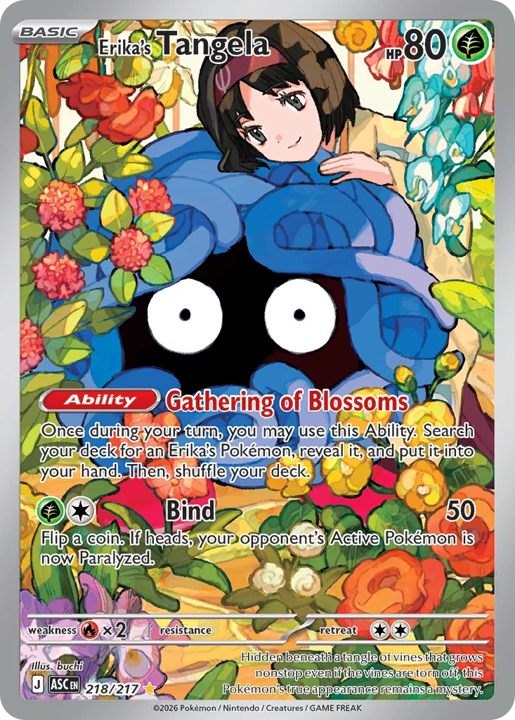 me2pt5-218 Erika's Tangela 218/217 Illustration rare