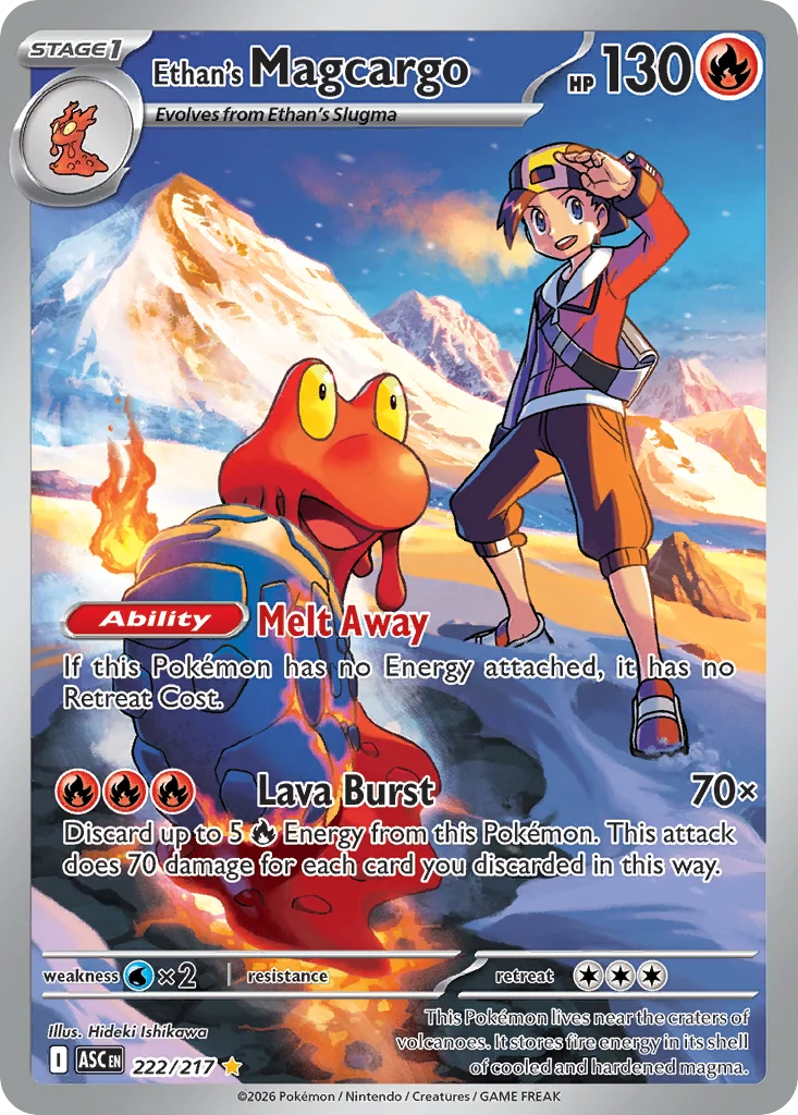 Ethan's Magcargo 222/217 Illustration rare