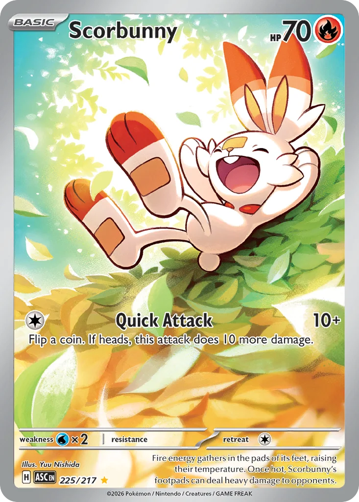 Scorbunny 225/217 Illustration rare
