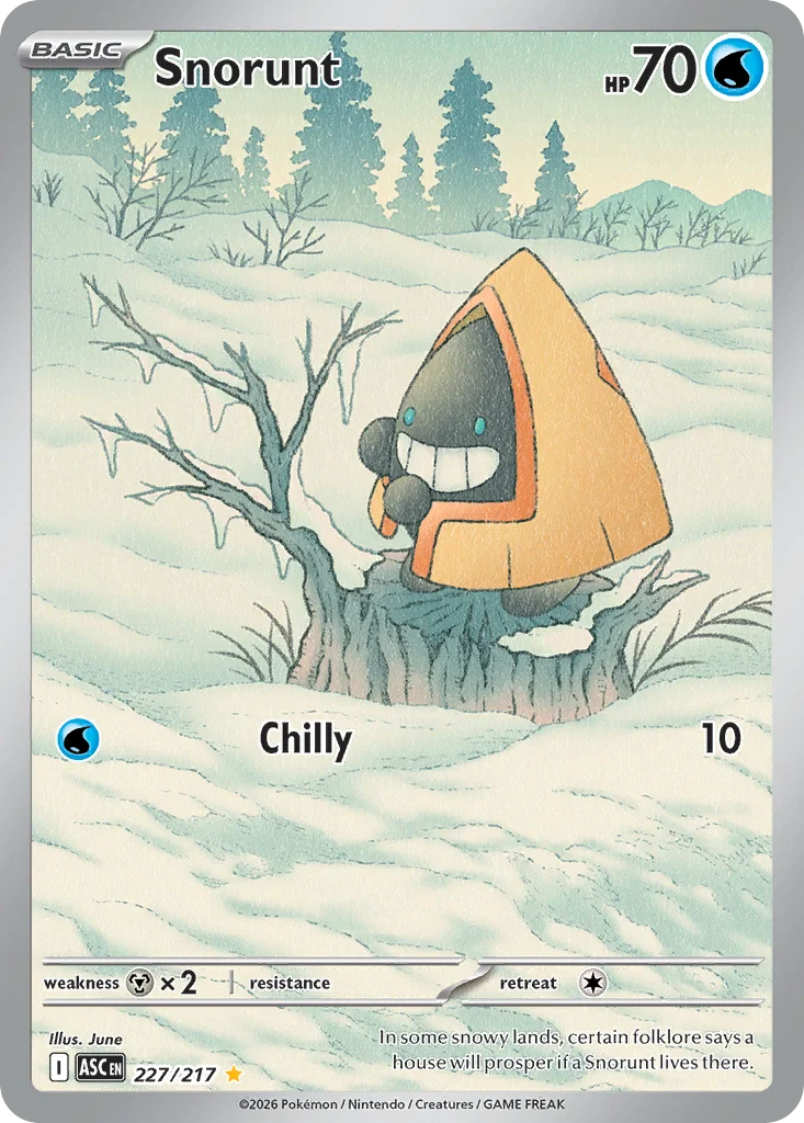 me2pt5-227 Snorunt 227/217 Illustration rare