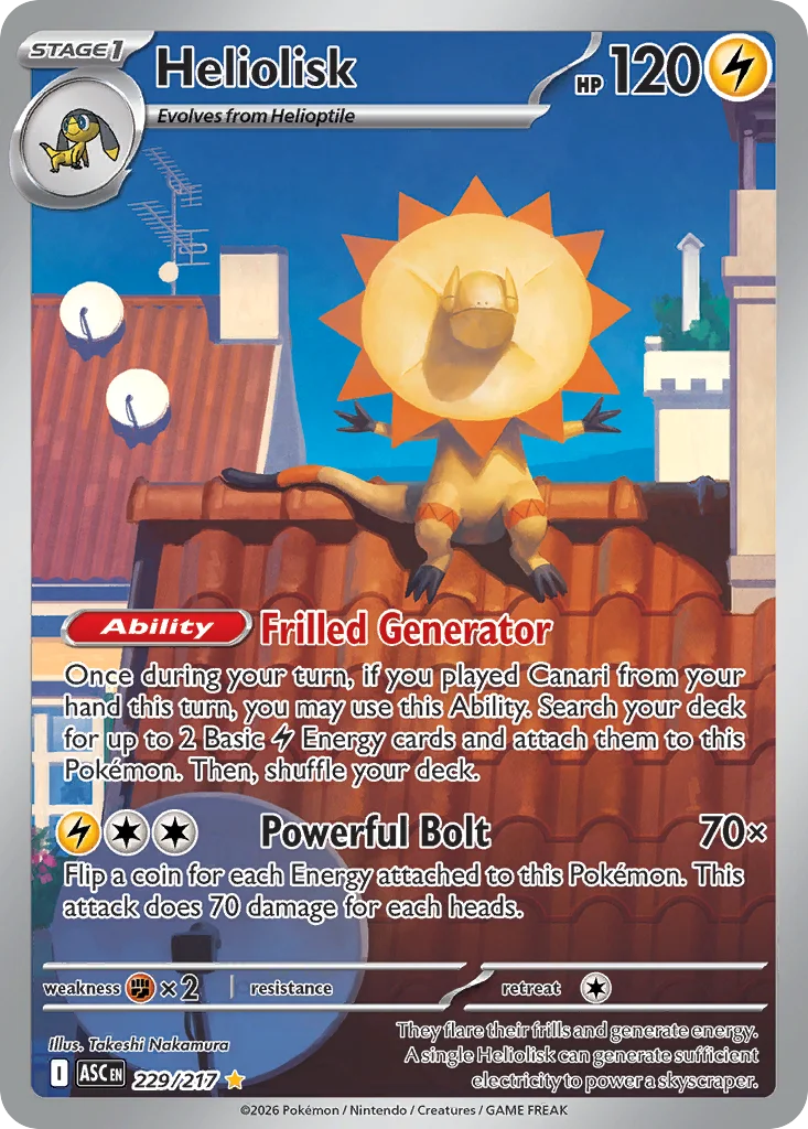 Heliolisk 229/217 Illustration rare