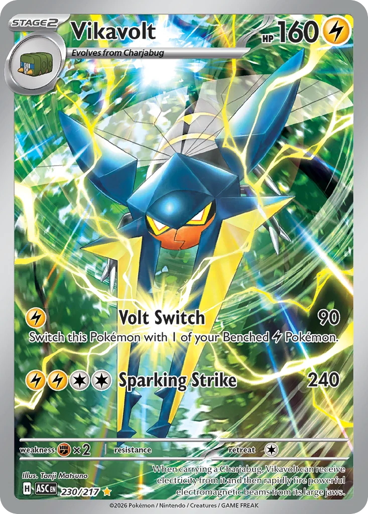 me2pt5-230 Vikavolt 230/217 Illustration rare