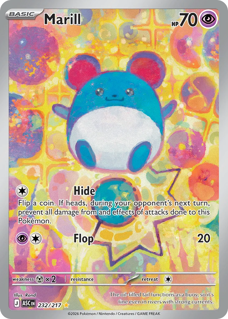 Marill 232/217 Illustration rare