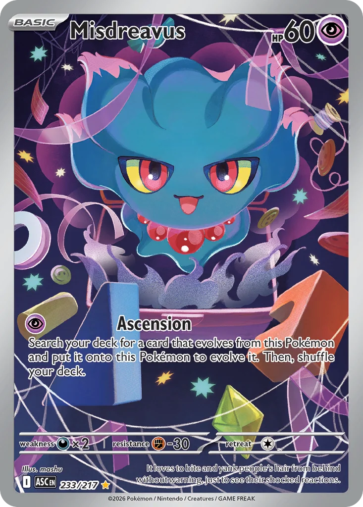 Misdreavus 233/217 Illustration rare