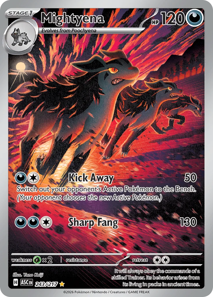 Mightyena 243/217 Illustration rare