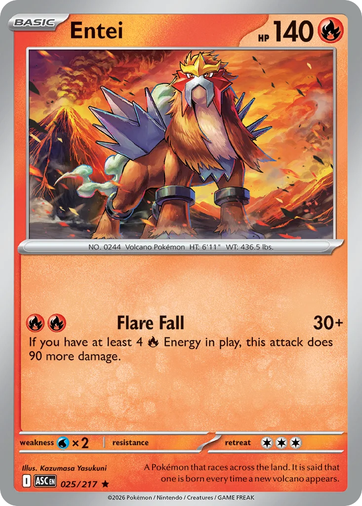 Entei 025/217 Rare
