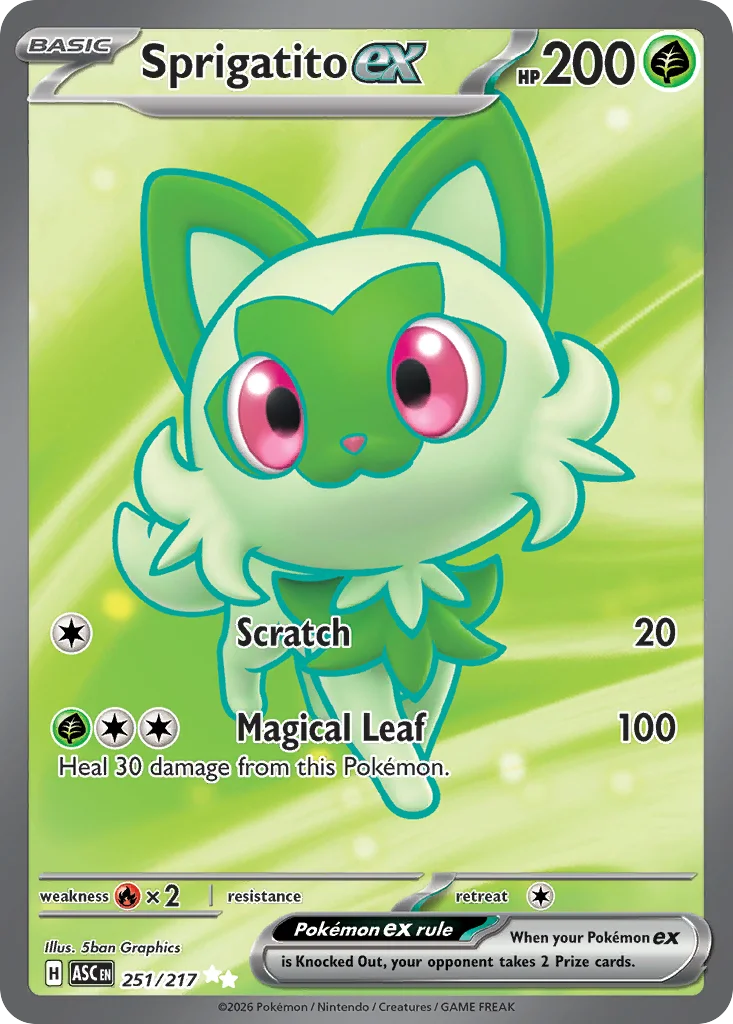 Sprigatito ex 251/217 Ultra rare