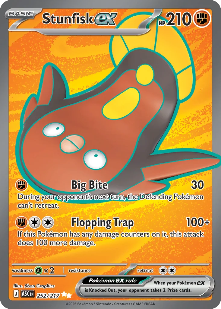 Stunfisk ex 252/217 Ultra rare