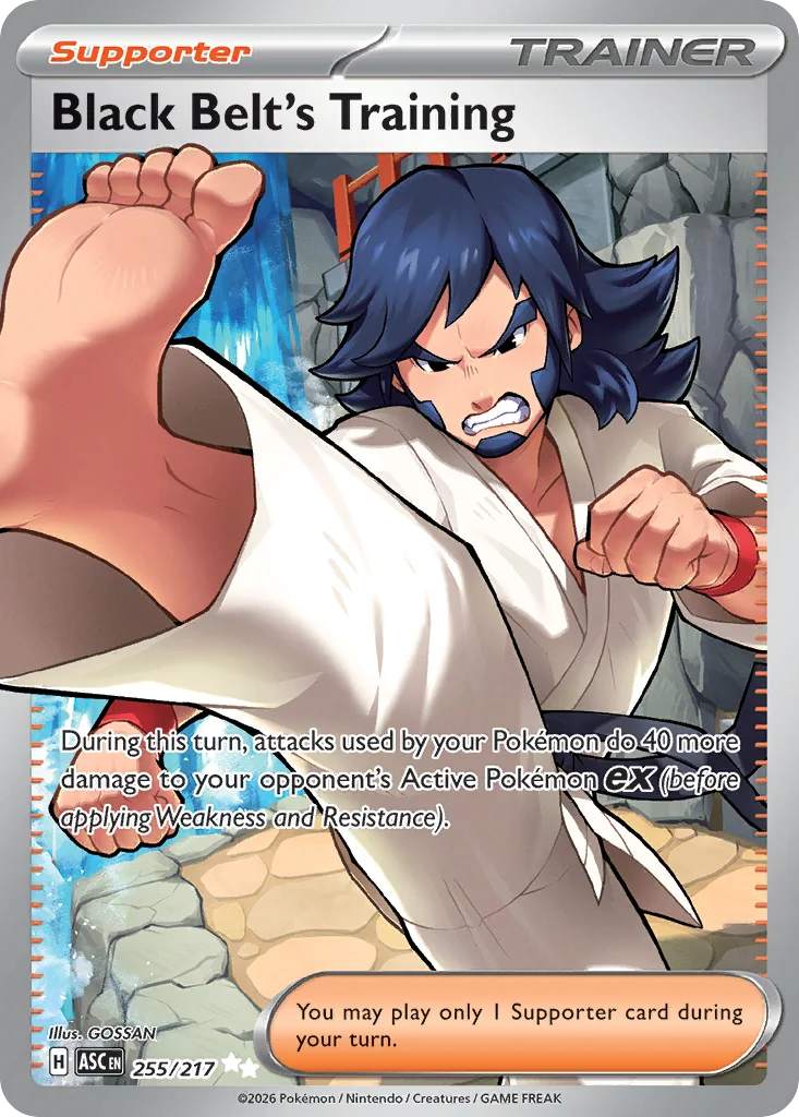 Black Belt's Training 255/217 Ultra rare