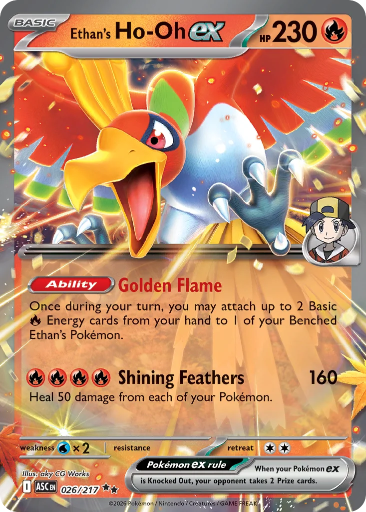 Ethan's Ho-Oh ex 026/217 Double rare
