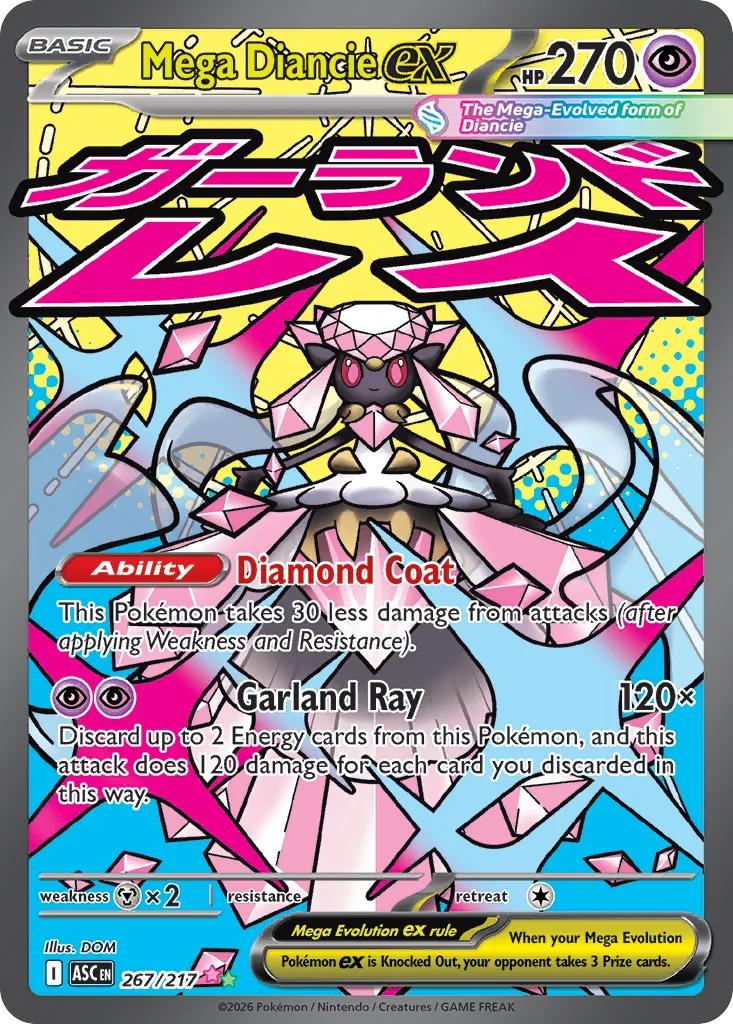 Mega Diancie ex 267/217 Mega_attack_rare
