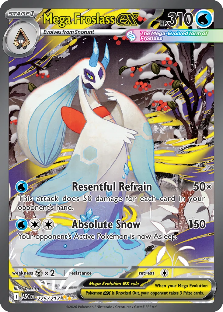 Mega Froslass ex 275/217 Special illustration rare