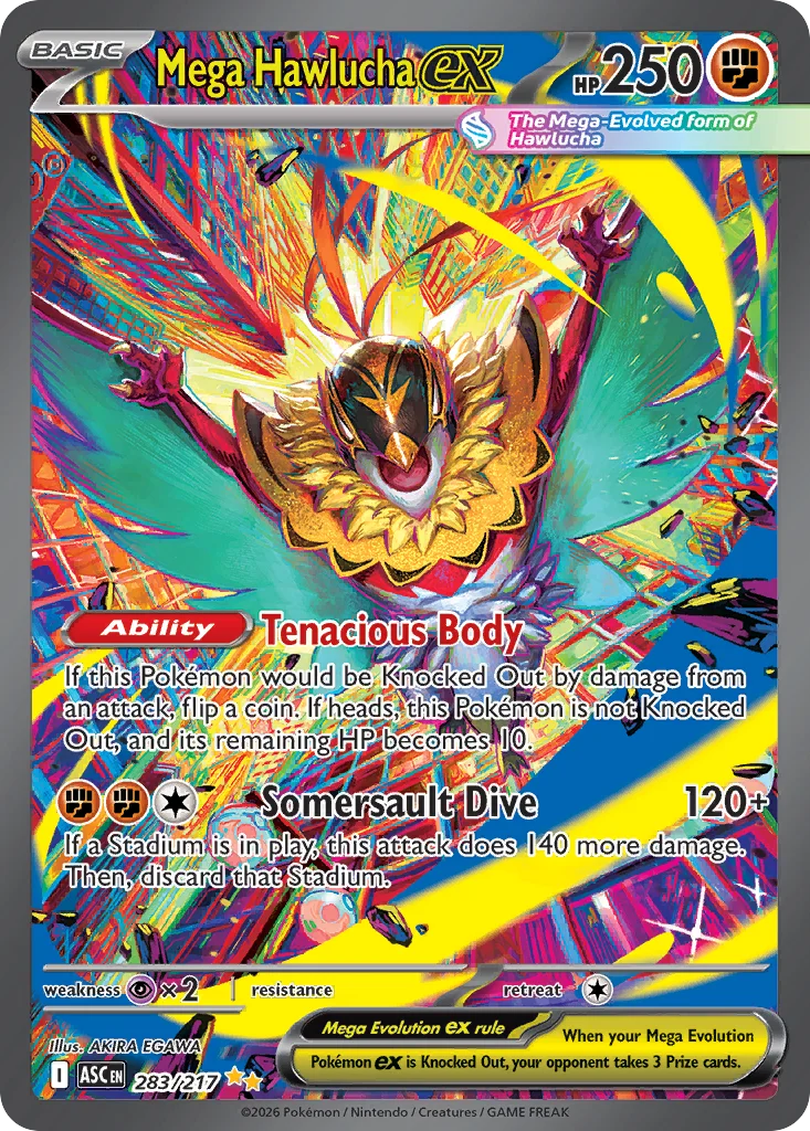 Mega Hawlucha ex 283/217 Special illustration rare