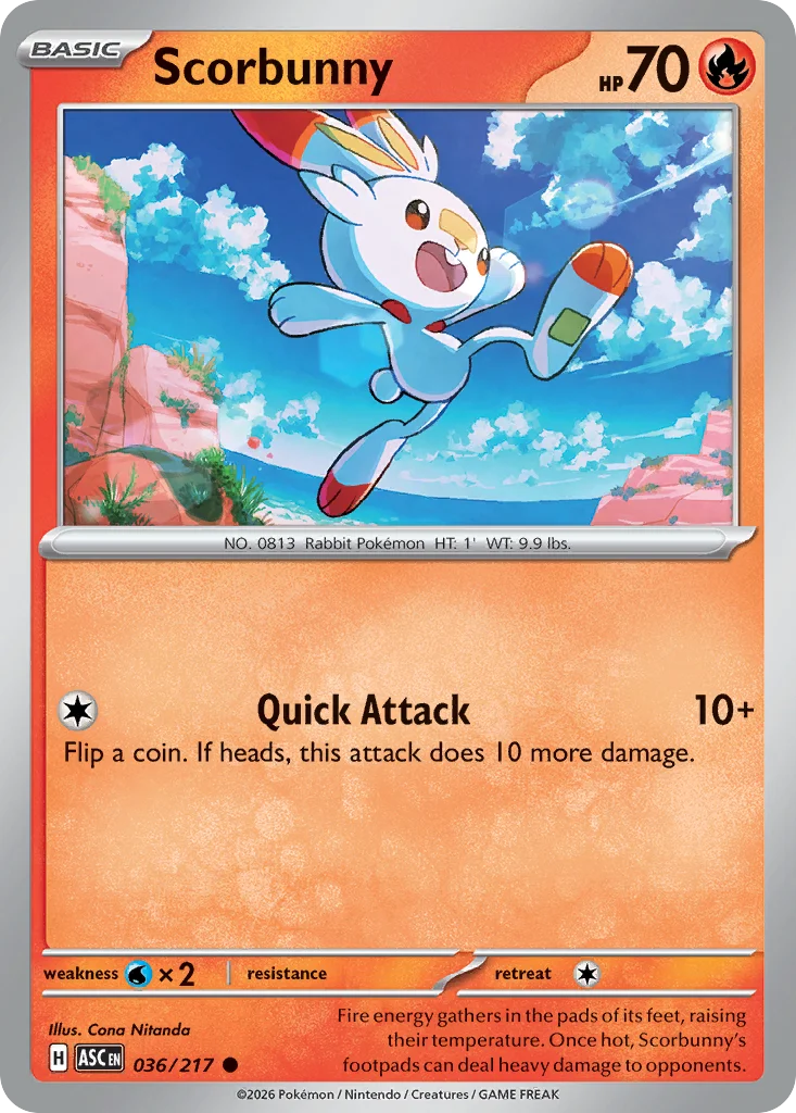me2pt5-36 Scorbunny 036/217 Common