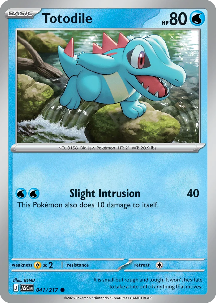 me2pt5-41 Totodile 041/217 Common