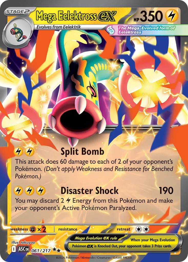 Mega Eelektross ex 061/217 Double rare