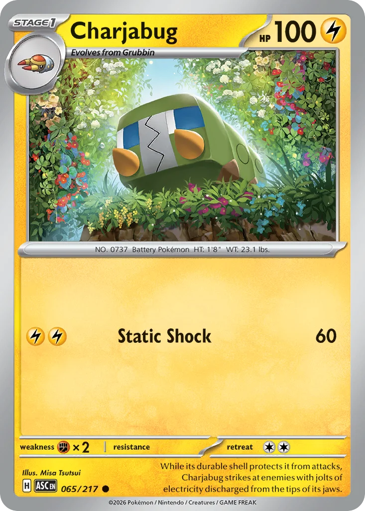 me2pt5-65 Charjabug 065/217 Common