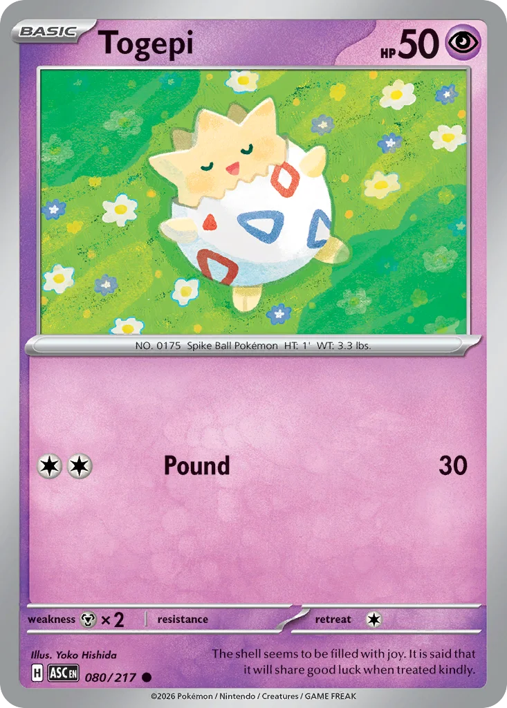 me2pt5-80 Togepi 080/217 Common