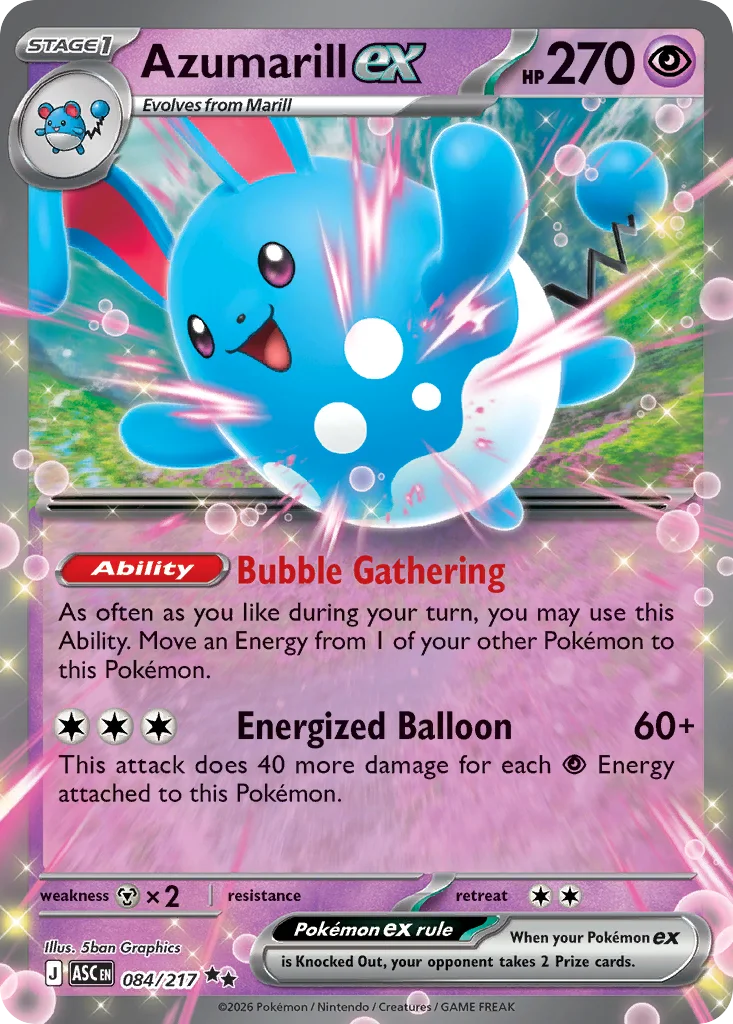 Azumarill ex 084/217 Double rare