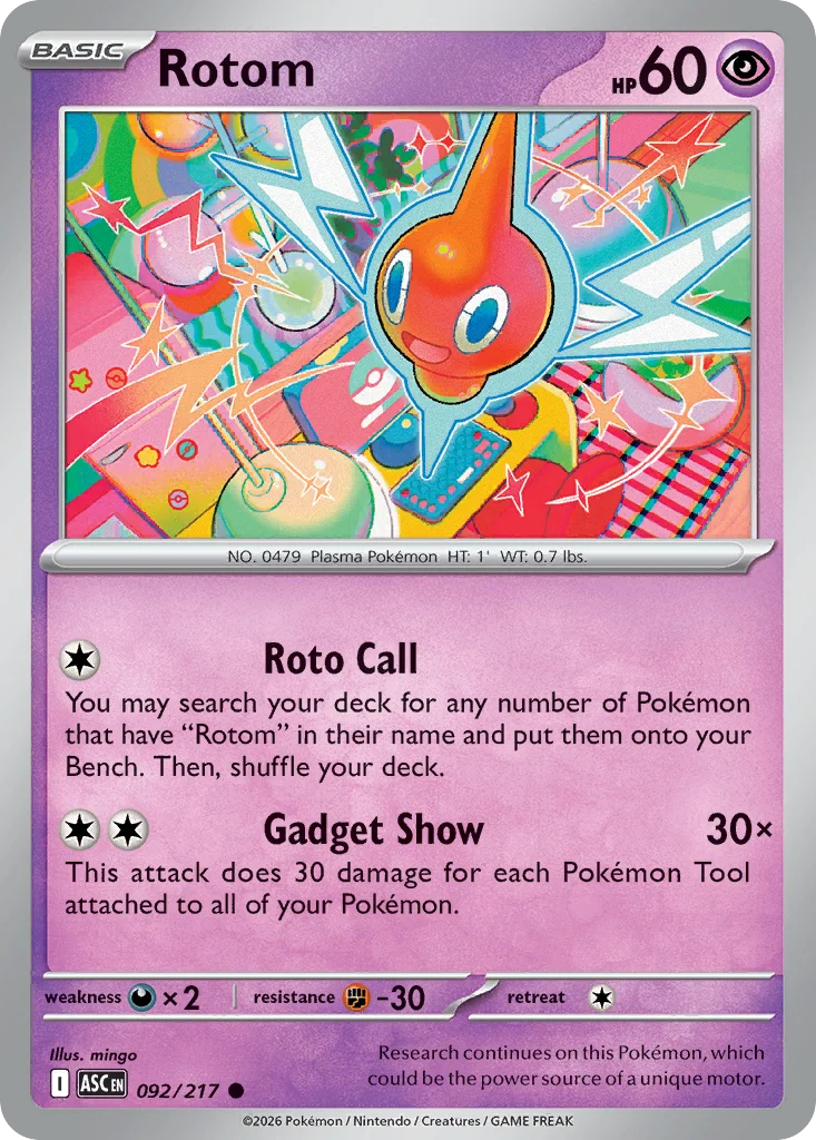 me2pt5-92 Rotom 092/217 Common