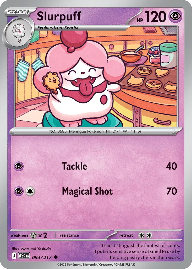 me2pt5-94 Slurpuff 094/217 Uncommon
