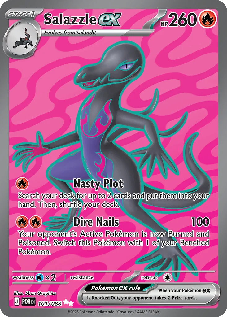 Salazzle ex 101/088 Ultra rare
