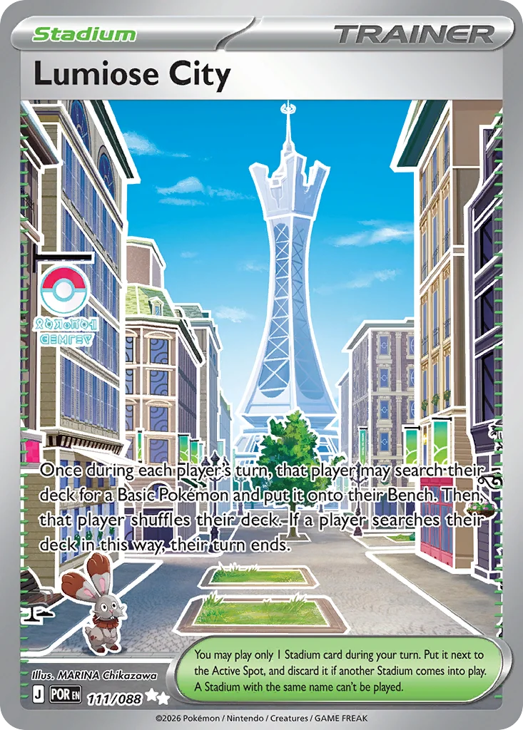 Lumiose City 111/088 Ultra rare