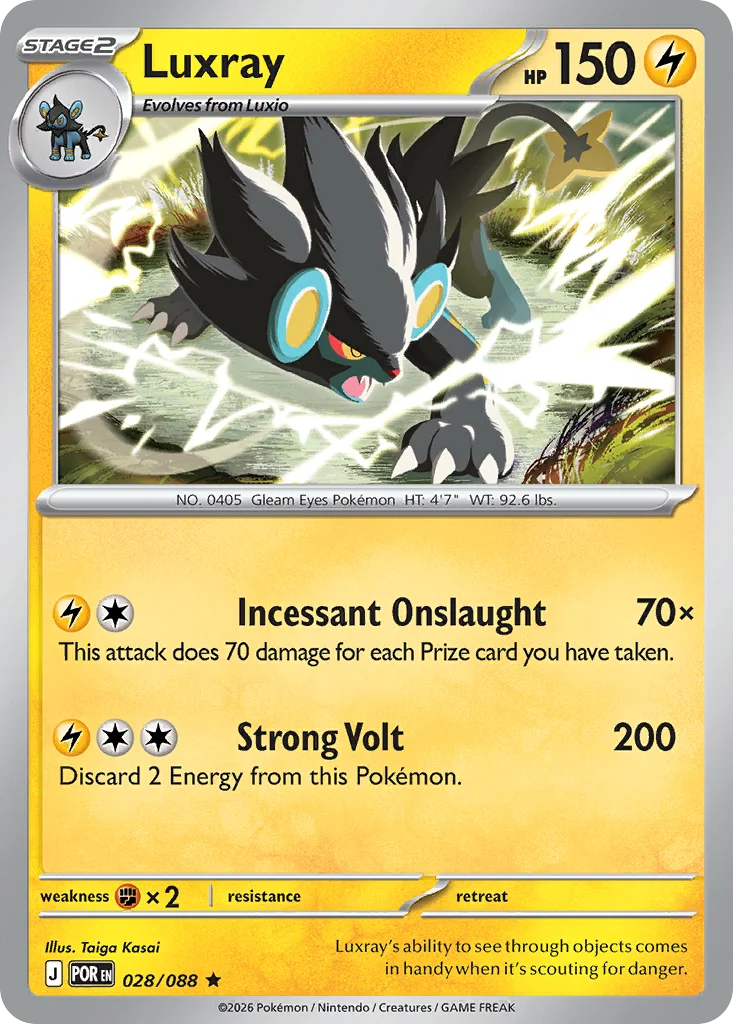 Luxray 028/088 Rare