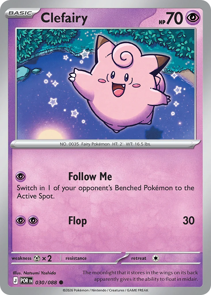 me3-30-5 Clefairy 030/088 Common