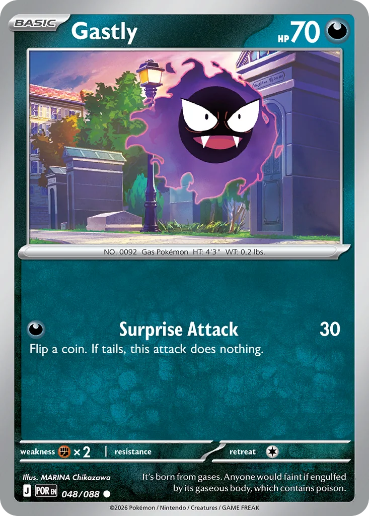 me3-48-5 Gastly 048/088 Common