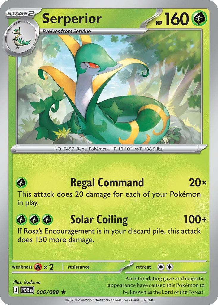 Serperior 006/088 Rare