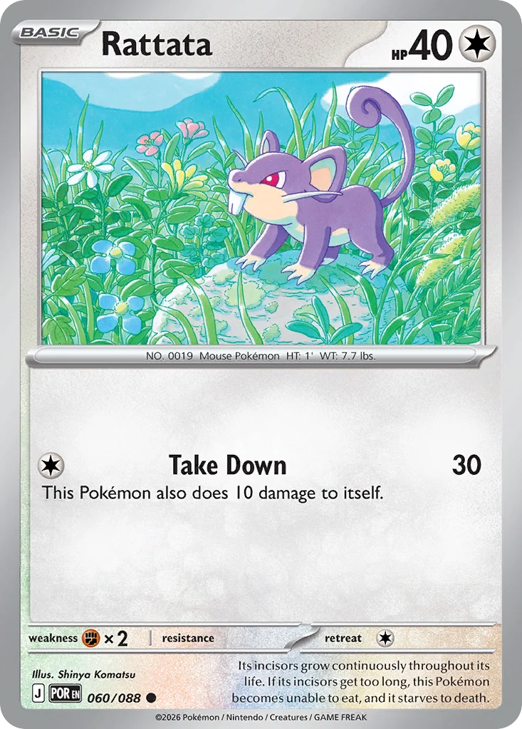 me3-60-5 Rattata 060/088 Common