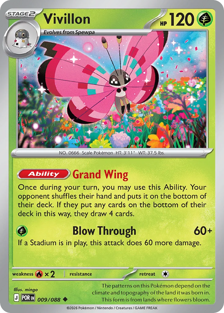 Vivillon 009/088 Uncommon