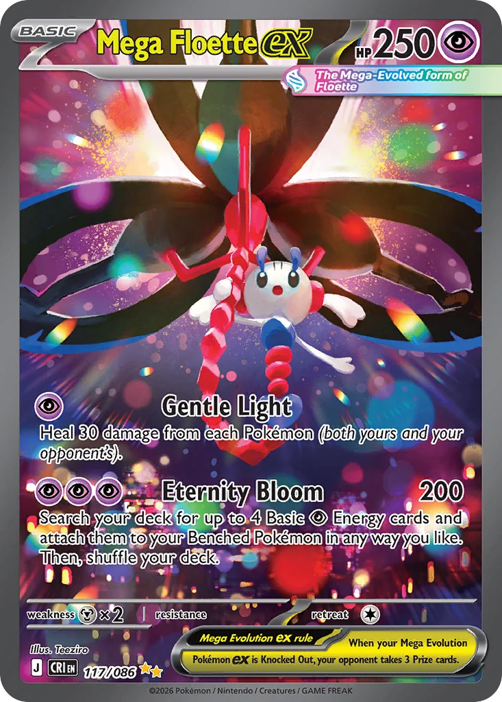 Mega Floette ex 117/086 Special illustration rare