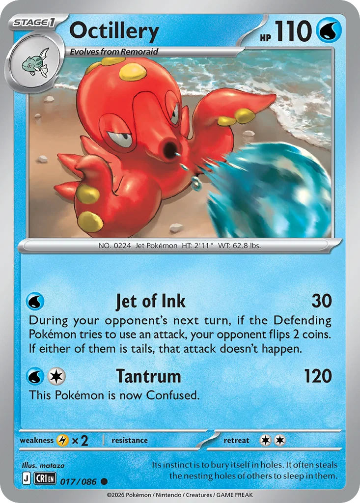 Octillery 017/086 Common