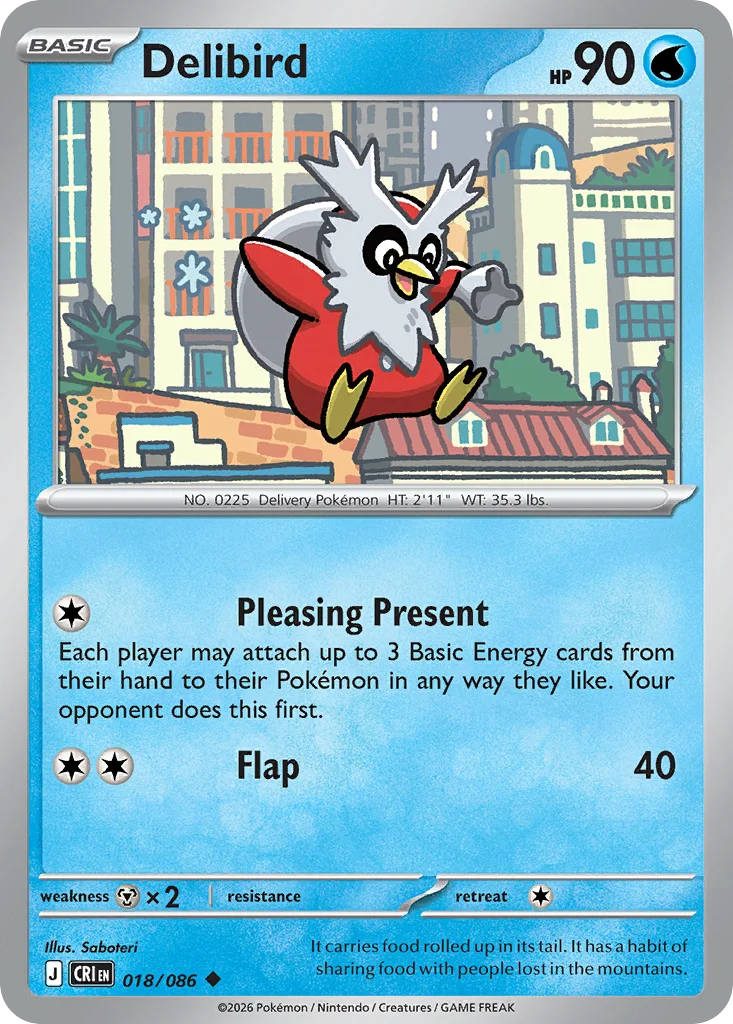 Delibird 018/086 Uncommon
