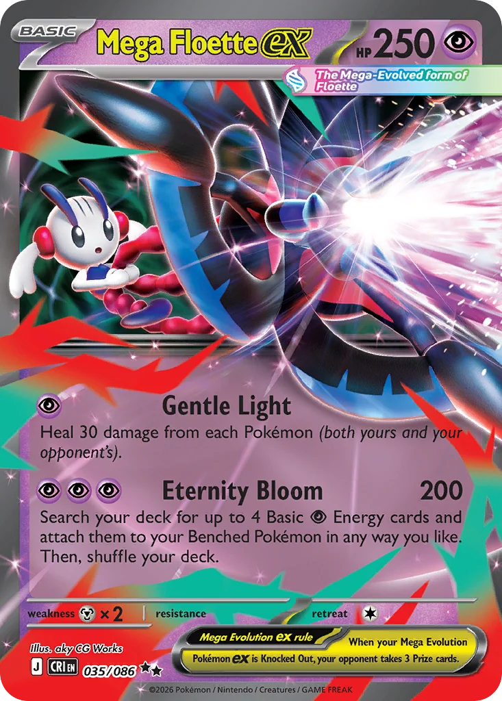 Mega Floette ex 035/086 Double rare
