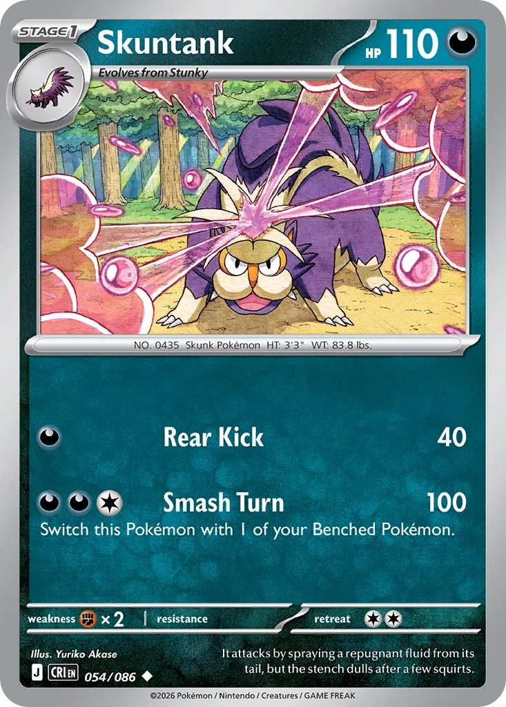 me4-54 Skuntank 054/086 Uncommon