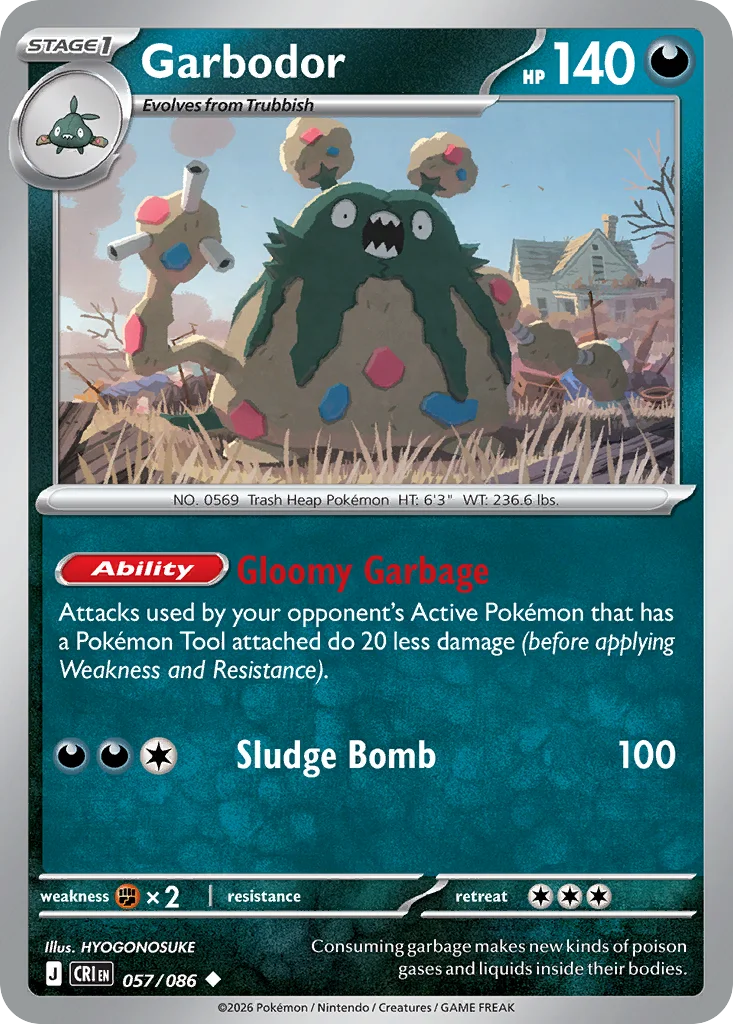 me4-57 Garbodor 057/086 Uncommon