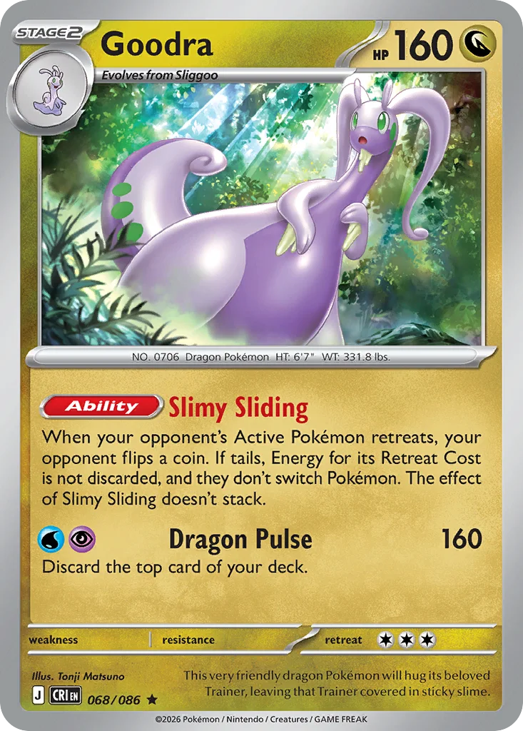 me4-68 Goodra 068/086 Rare