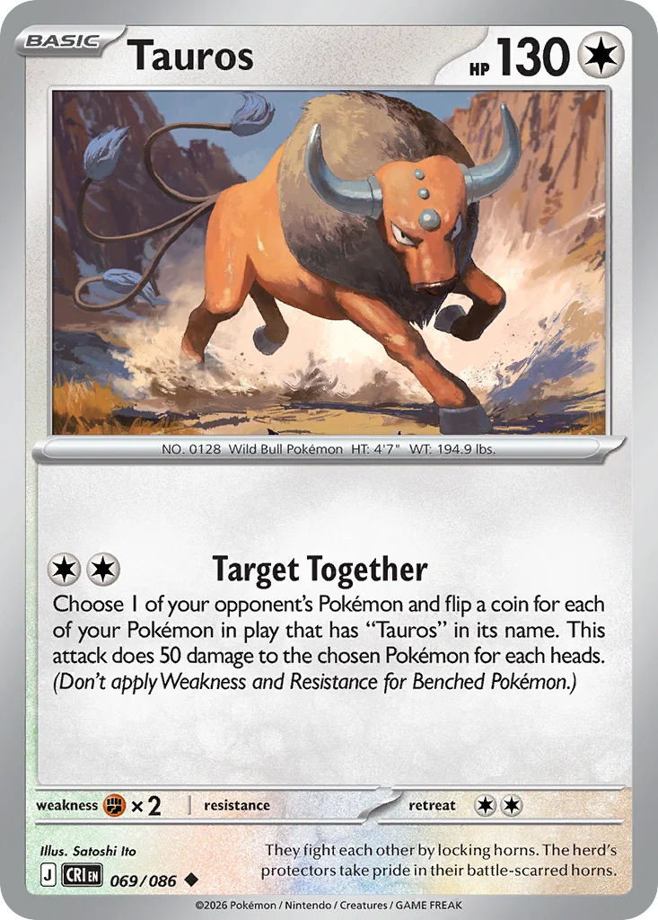 me4-69 Tauros 069/086 Uncommon