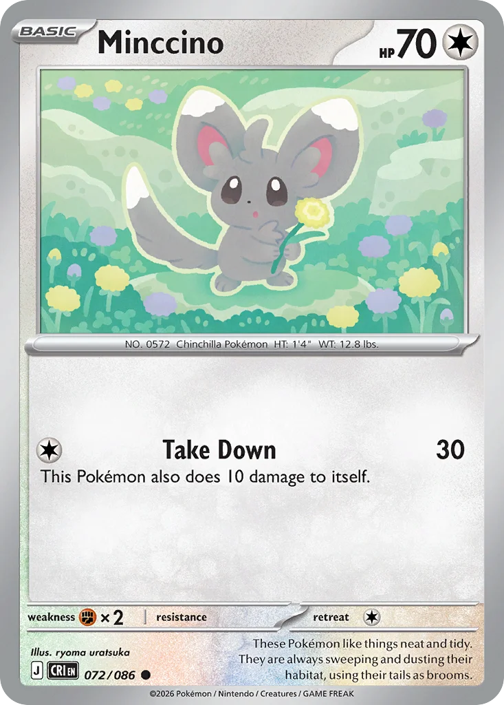 me4-72 Minccino 072/086 Common