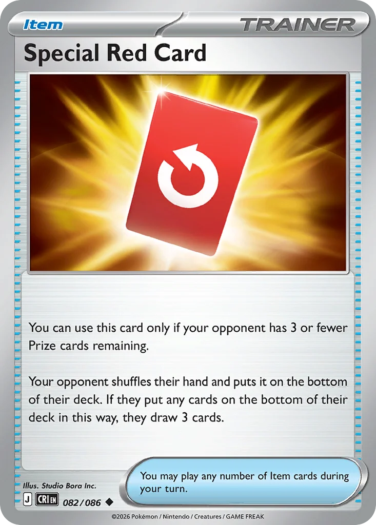 Special Red Card 082/086 Uncommon