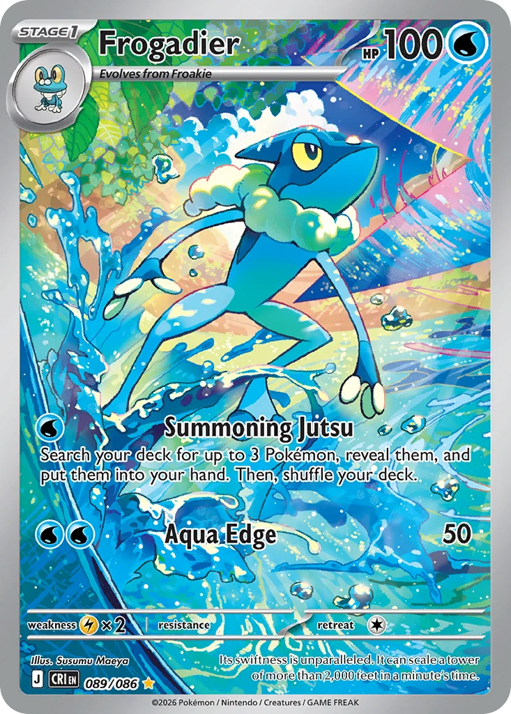 Frogadier 089/086 Illustration rare