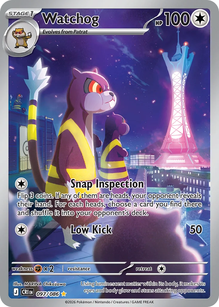 Watchog 097/086 Illustration rare